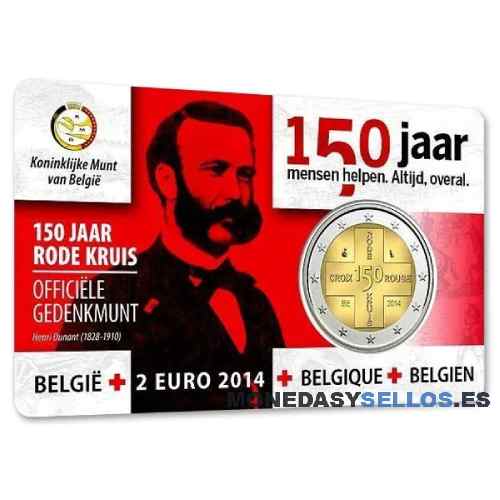 MONEDA 2€ CONMEMORATIVO BELGICA 2014 II