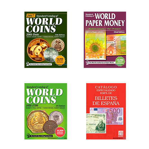 Catálogos de monedas y billetes