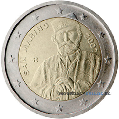 Moneda 2 € San Marino 2007