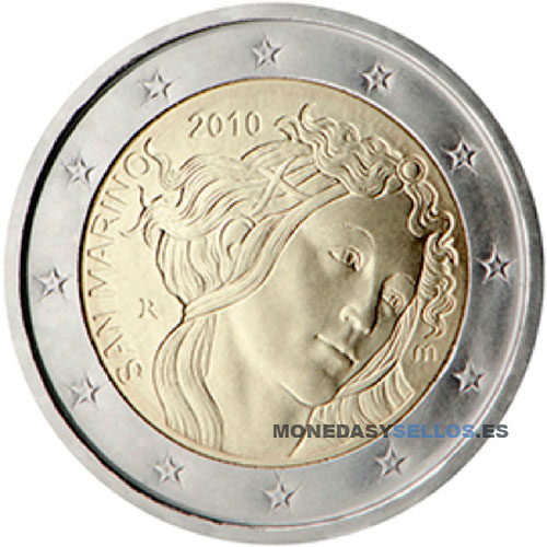 Moneda 2 € San Marino 2010