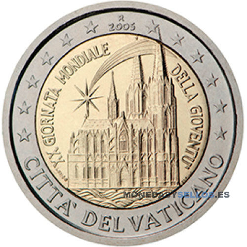 Moneda 2 € Vaticano 2005