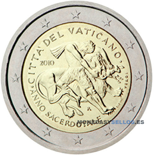 Moneda 2 € Vaticano 2010