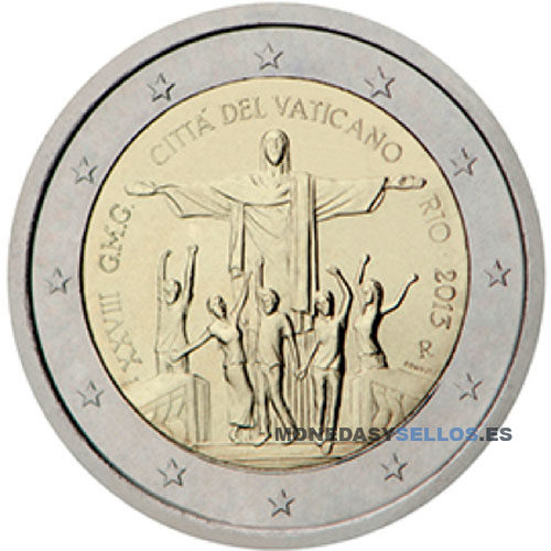 Moneda 2 € Vaticano 2013 II